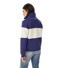 Trickett Panel Sweatshirt - French Navy