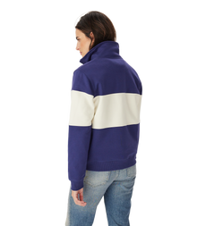 Trickett Panel Sweatshirt - French Navy