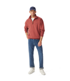 Mulyungarie 1/4 Zip Sweatshirt - Red