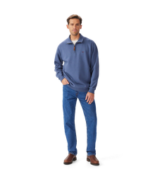 Mulyungarie 1/4 Zip Sweatshirt - Blue