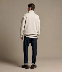 Mulyungarie Quarter-Zip Sweatshirt - Ecru Marle