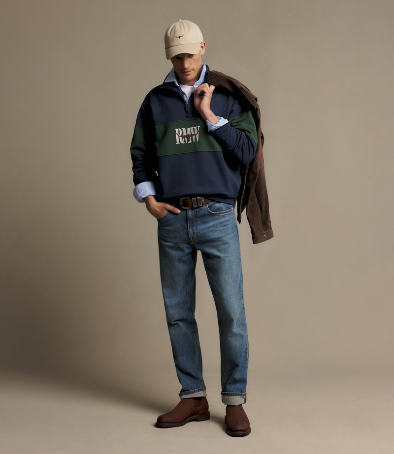 Heritage panel quarter-zip