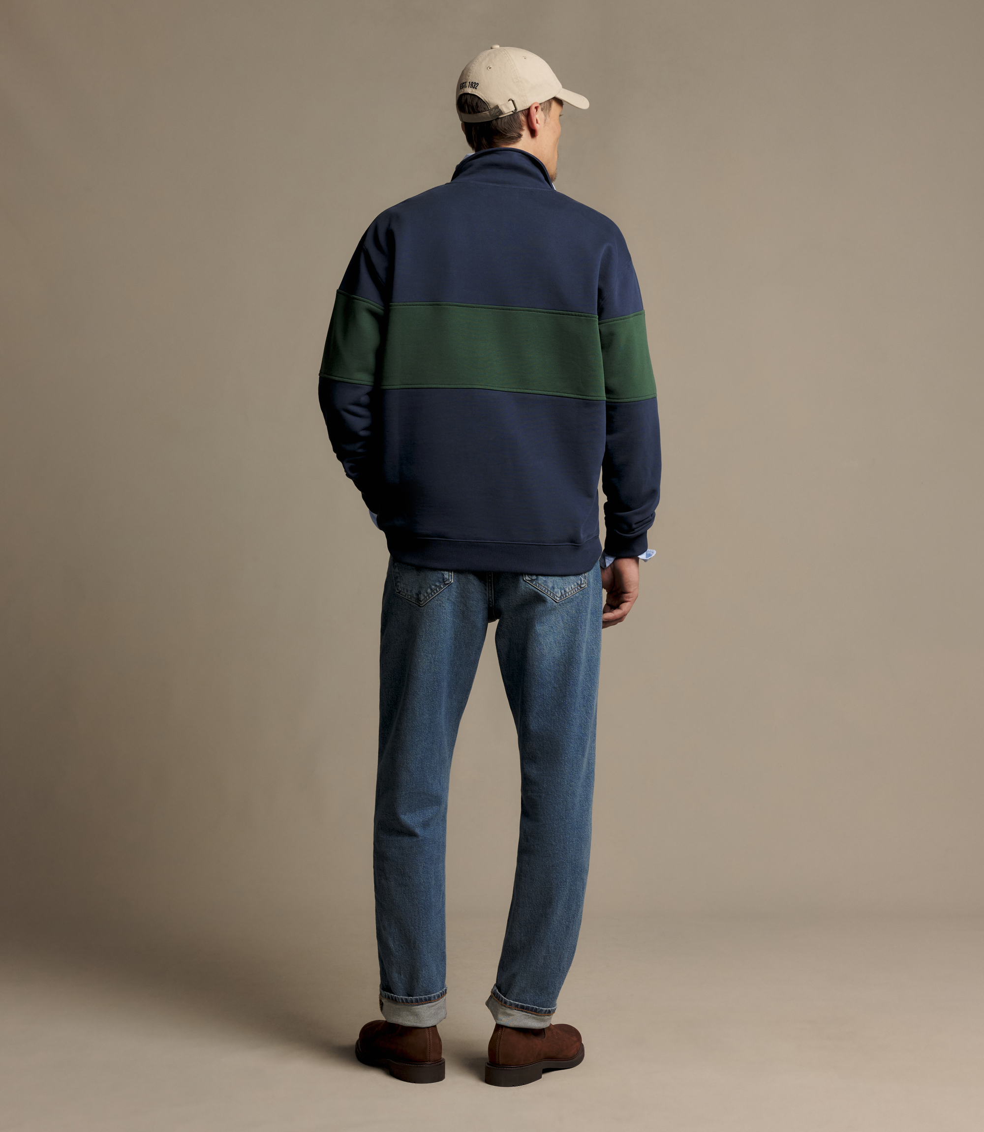 Heritage panel quarter-zip