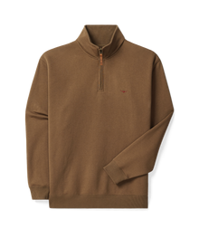 Mulyungarie 1/4 zip sweatshirt - Cigar