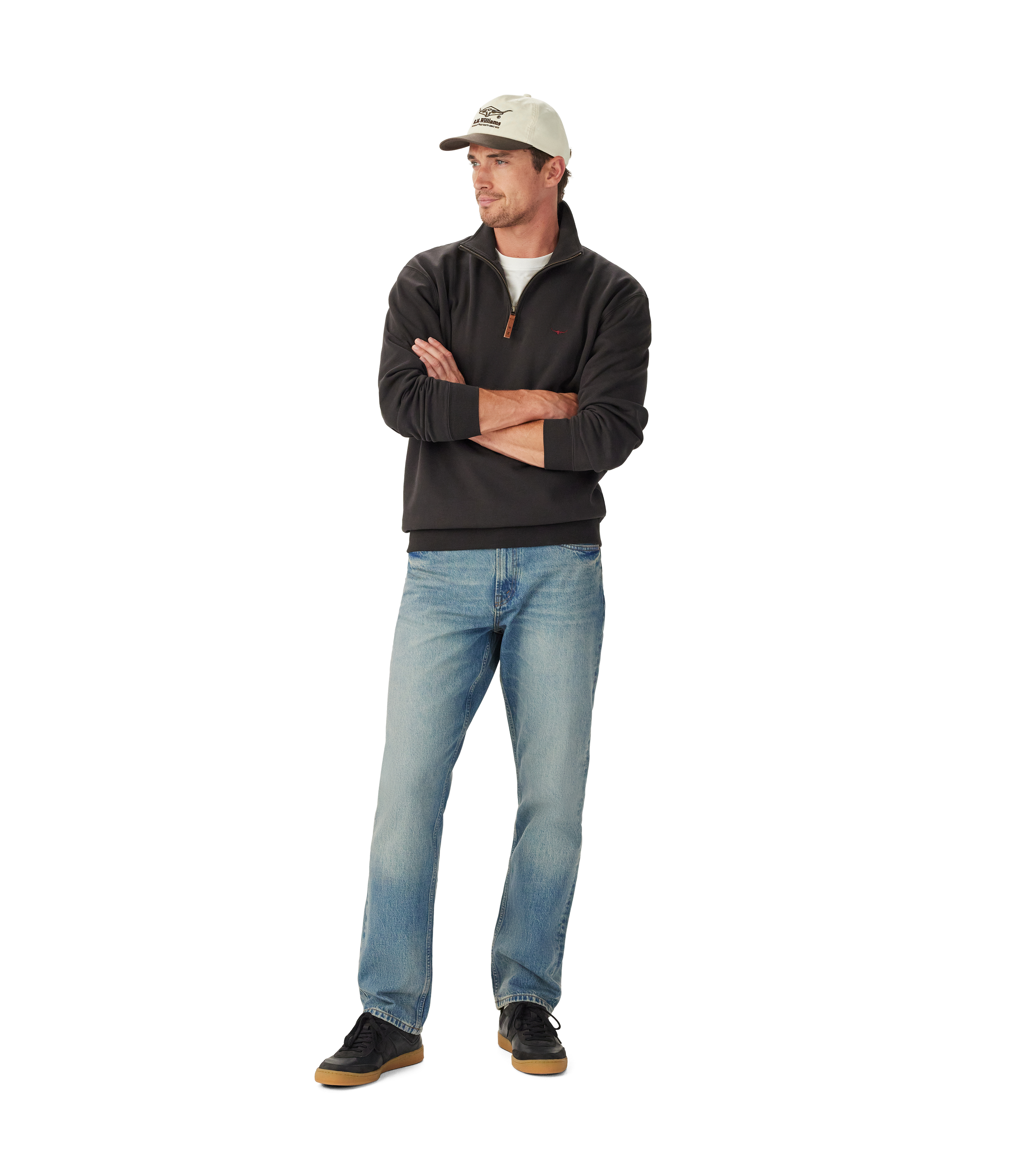 Mulyungarie 1/4 Zip Sweatshirt - Charcoal