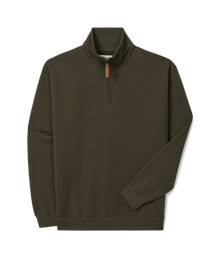 Mulyungarie 1/4 Zip Sweatshirt - Dark Olive