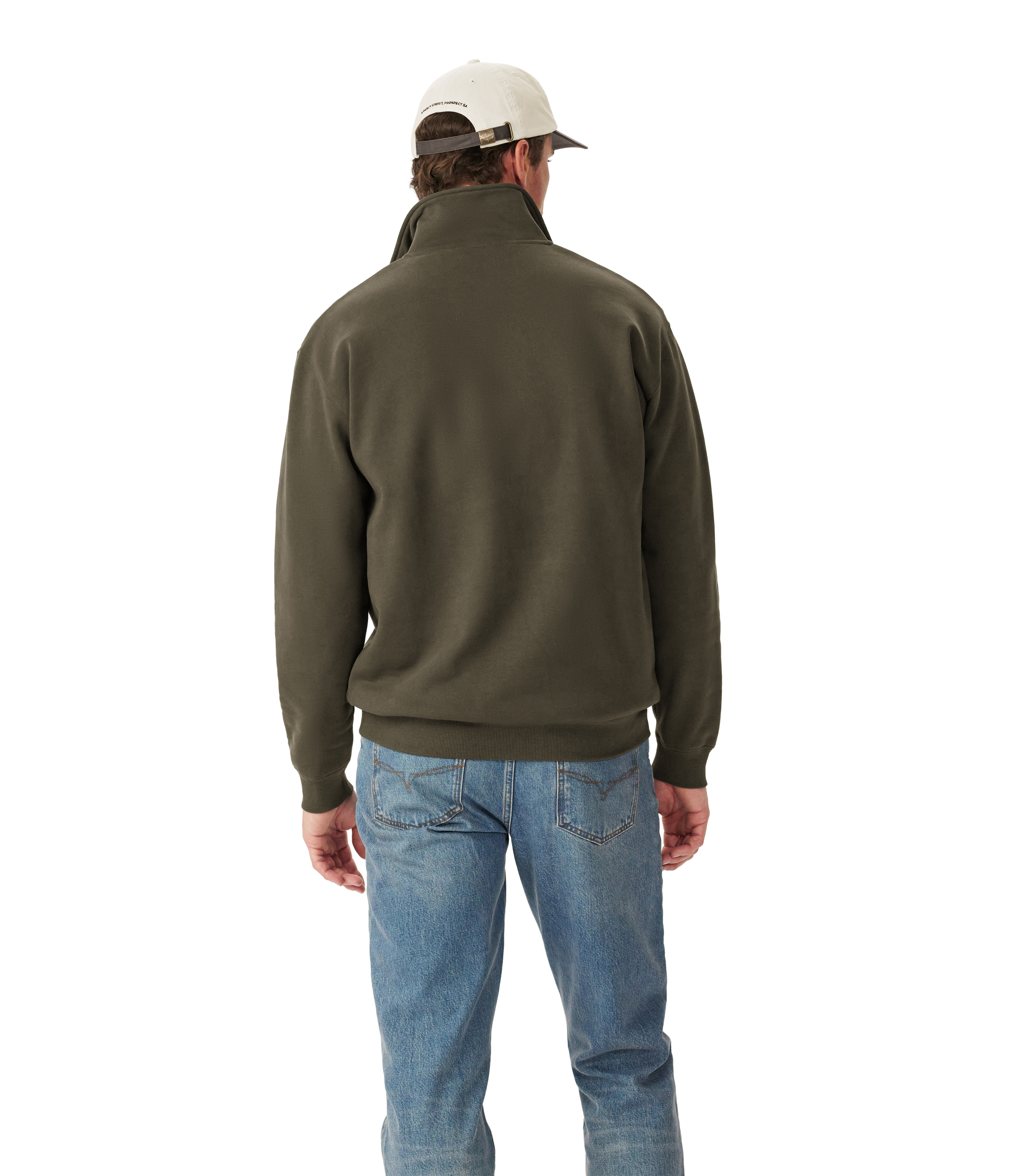 Mulyungarie 1/4 Zip Sweatshirt - Dark Olive
