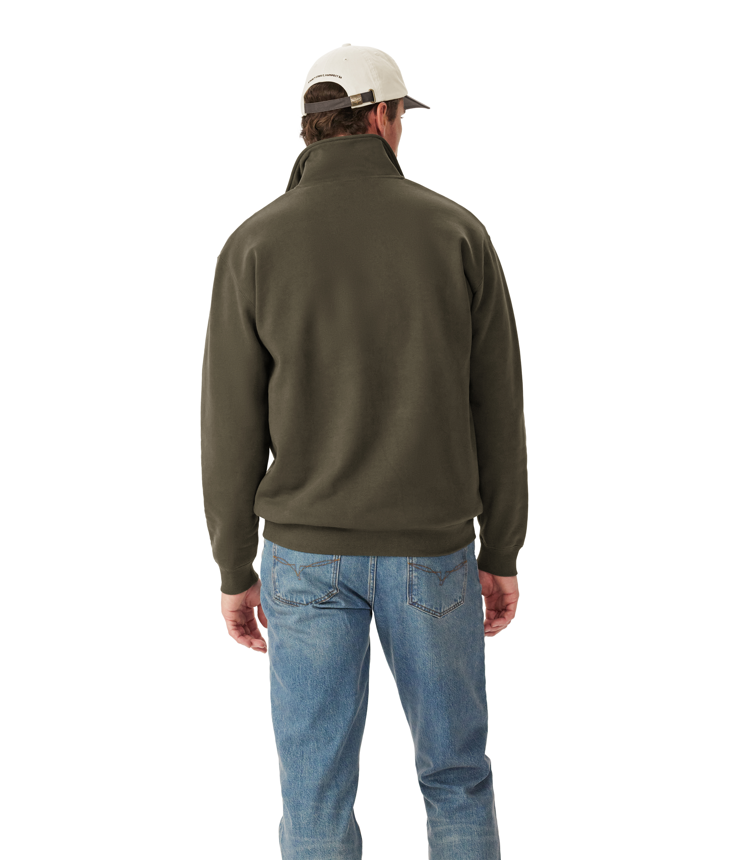 Mulyungarie 1/4 Zip Sweatshirt - Dark Olive