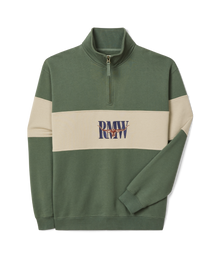 Heritage 1/4 Zip Sweatshirt - Spruce Green