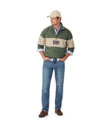 Heritage 1/4 Zip Sweatshirt - Spruce Green