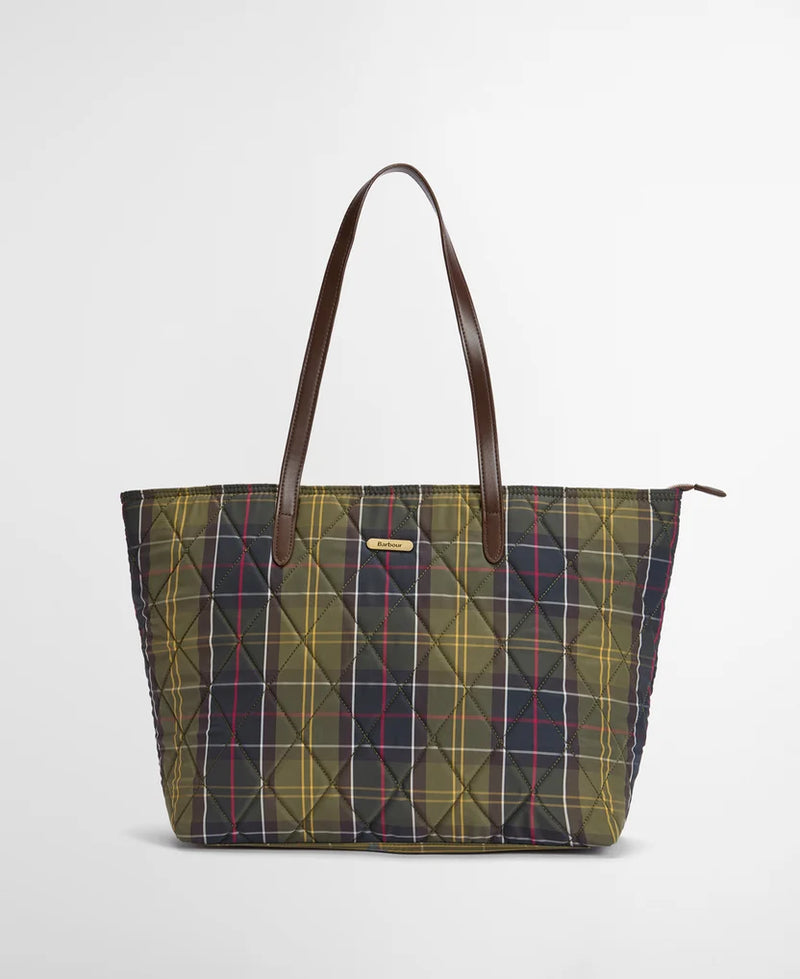 Barbour Wetherham Quilted Tartan Bag