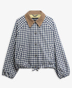 Barbour Ovingham Casual Jacket - Gingham Navy / Neutral