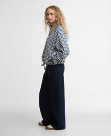 Barbour Ovingham Casual Jacket - Gingham Navy / Neutral