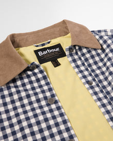 Barbour Ovingham Casual Jacket - Gingham Navy / Neutral