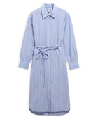 Avon Midi Dress - Chambray / White Stripe