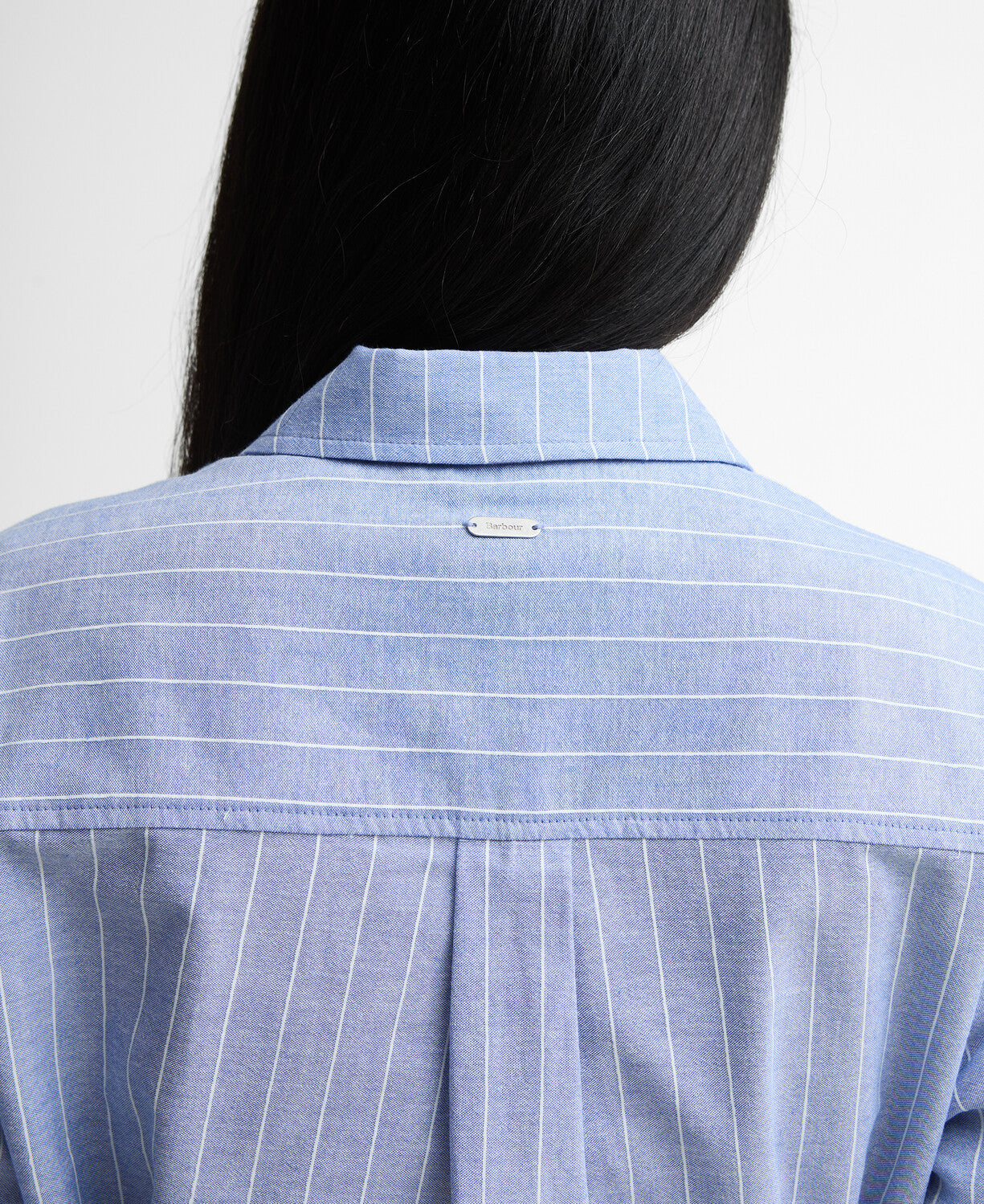 Avon Midi Dress - Chambray / White Stripe