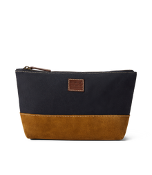 Tasman Zip Pouch - Navy/Tan