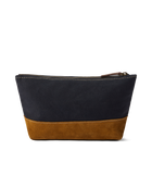 Tasman Zip Pouch - Navy/Tan