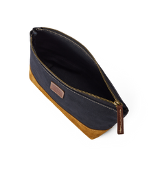 Tasman Zip Pouch - Navy/Tan