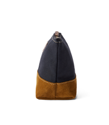 Tasman Zip Pouch - Navy/Tan