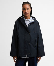 Kingswood Showerproof Jacket - Dark Navy / Gingham