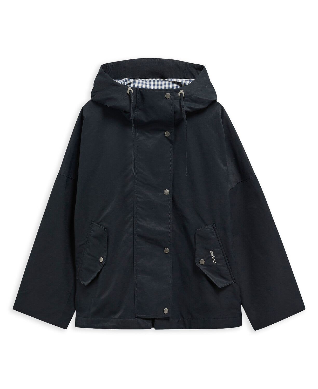 Kingswood Showerproof Jacket - Dark Navy / Gingham