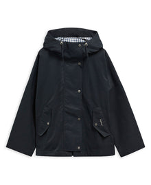 Kingswood Showerproof Jacket - Dark Navy / Gingham