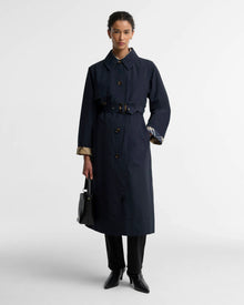 Antonella Showerproof Trench Coat - Navy