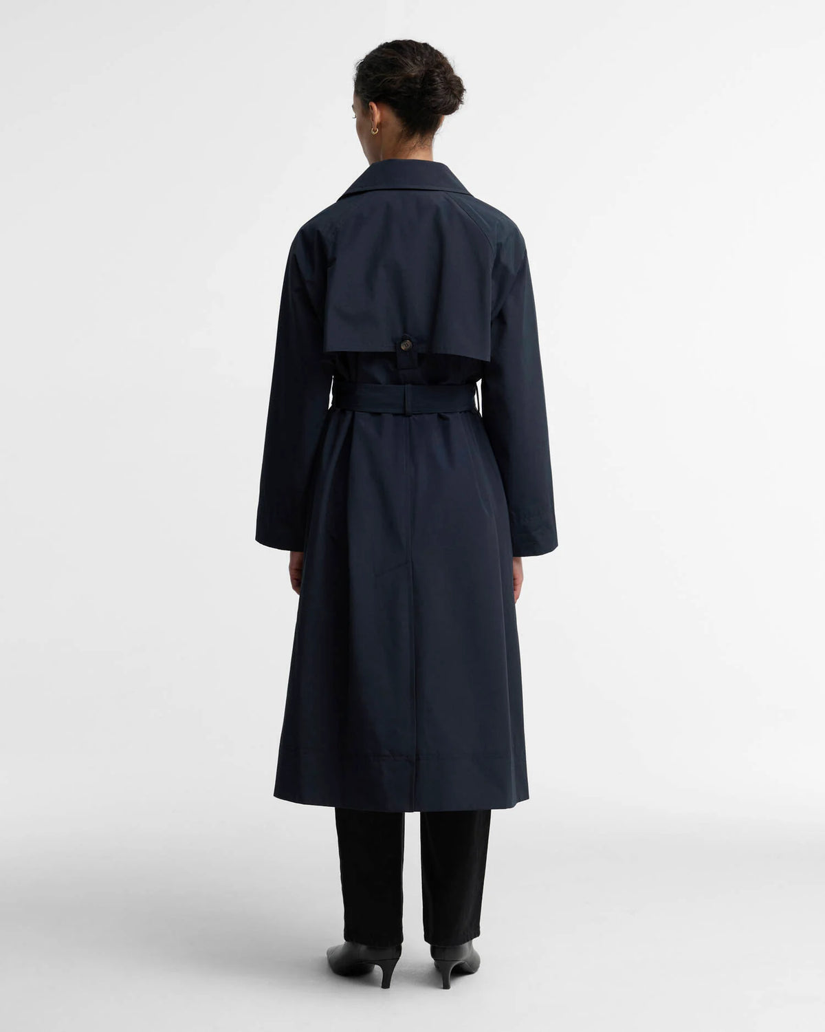 Antonella Showerproof Trench Coat - Navy