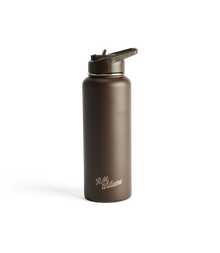 Straw Cap Water Bottle - Chestnut