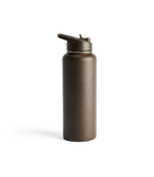 Straw Cap Water Bottle - Chestnut