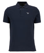 Tartan Pique Polo Shirt - Navy
