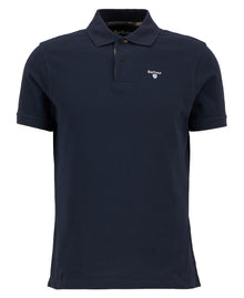 Tartan Pique Polo Shirt - Navy