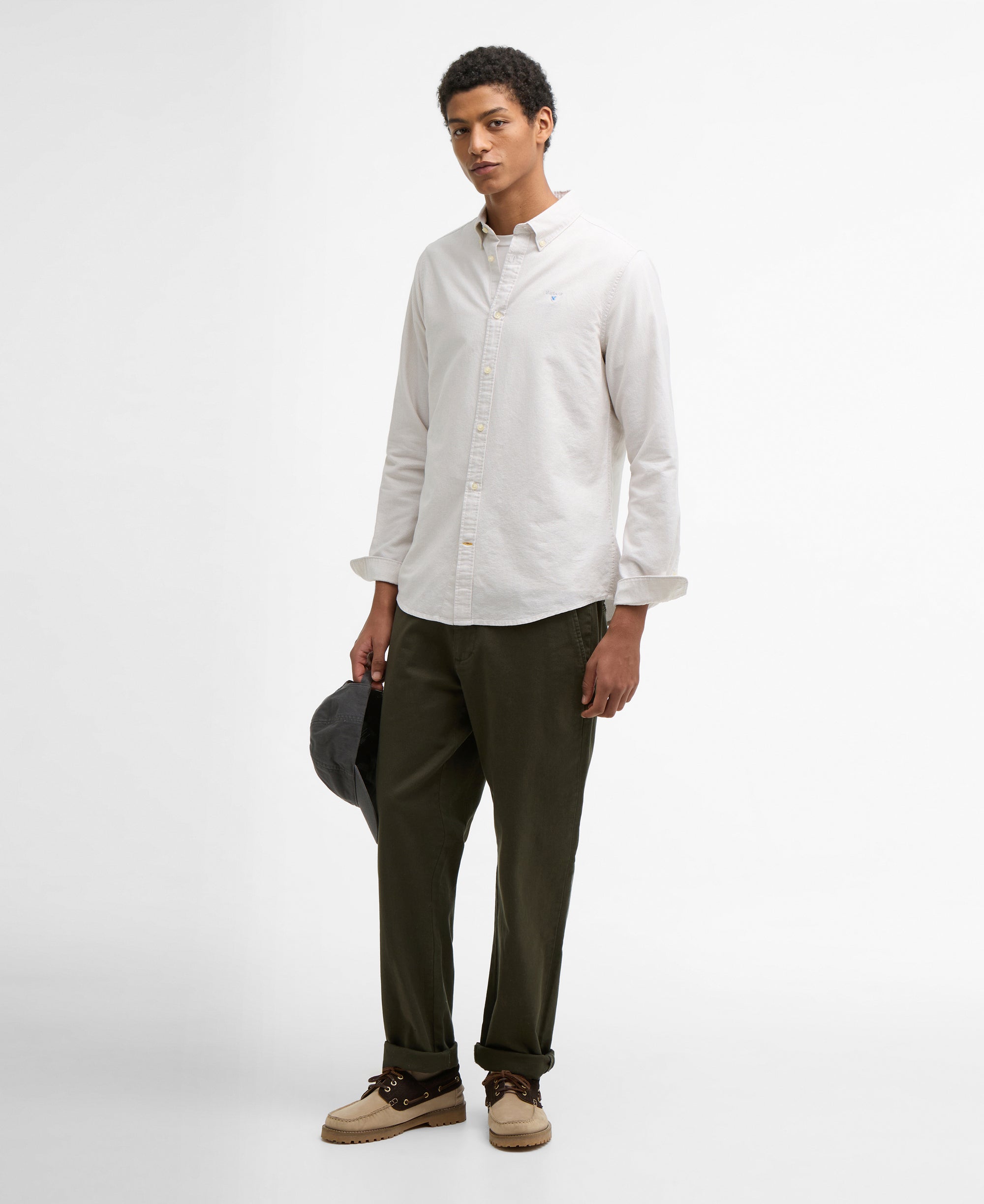 Barbour Striped Oxtown Tailored Shirt - Stone