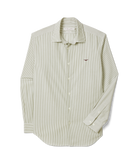 Sommers Poplin Stripe Shirt - White/Green