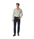 Sommers Poplin Stripe Shirt - White/Green