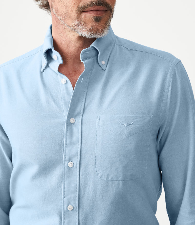 Collins Button Down Shirt - Light Blue