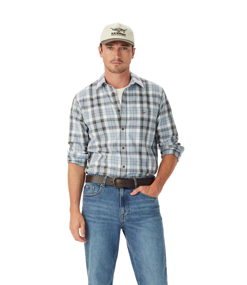 O'Connell Check Shirt - White