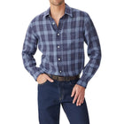 Robe Regular Linen Shirt - Navy Blue