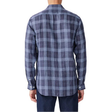 Robe Regular Linen Shirt - Navy Blue