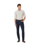 Regular Oxford Shirt - Brown White