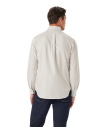 Regular Oxford Shirt - Brown White