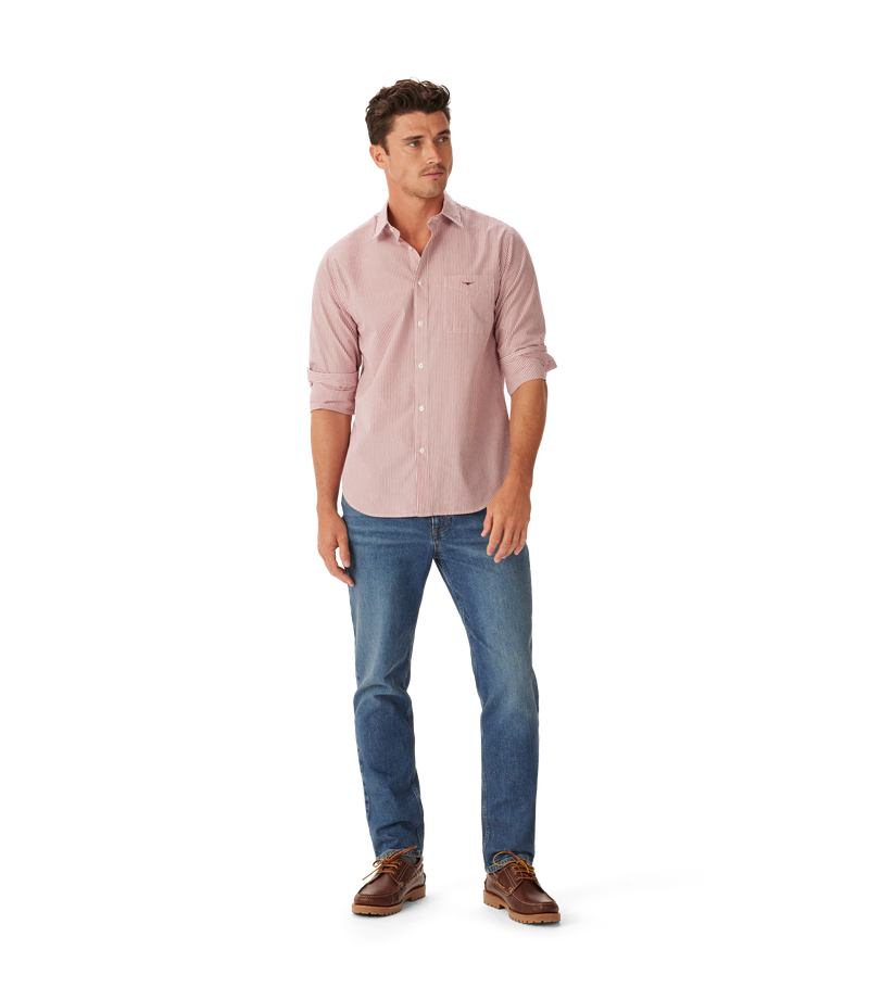 Regular Poplin Stripe Shirt