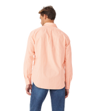 Regular Shirt - Orange/White