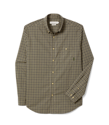 Springwood Poplin Check Shirt - Green