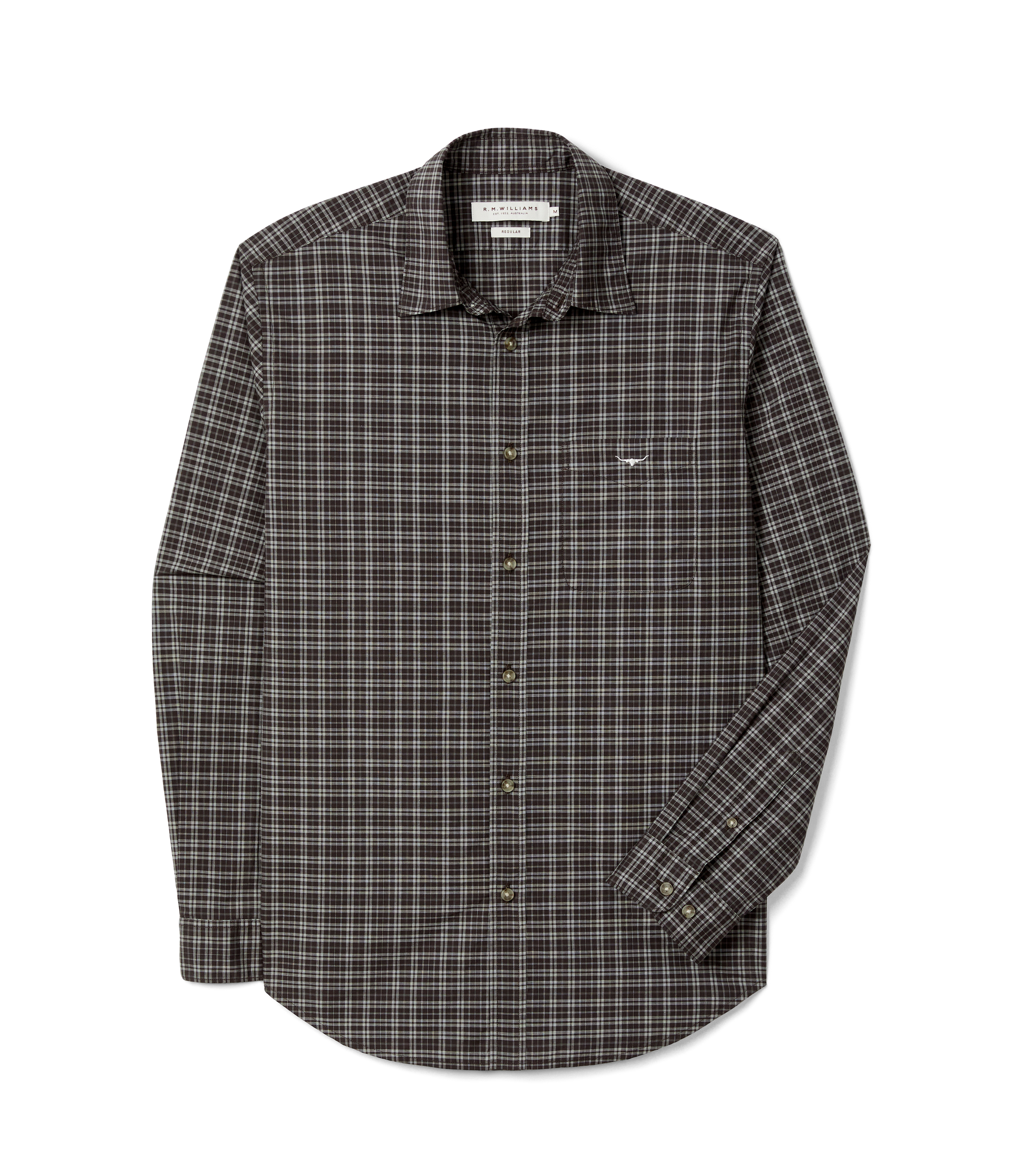 Warrah Poplin Check Shirt - Blackberry