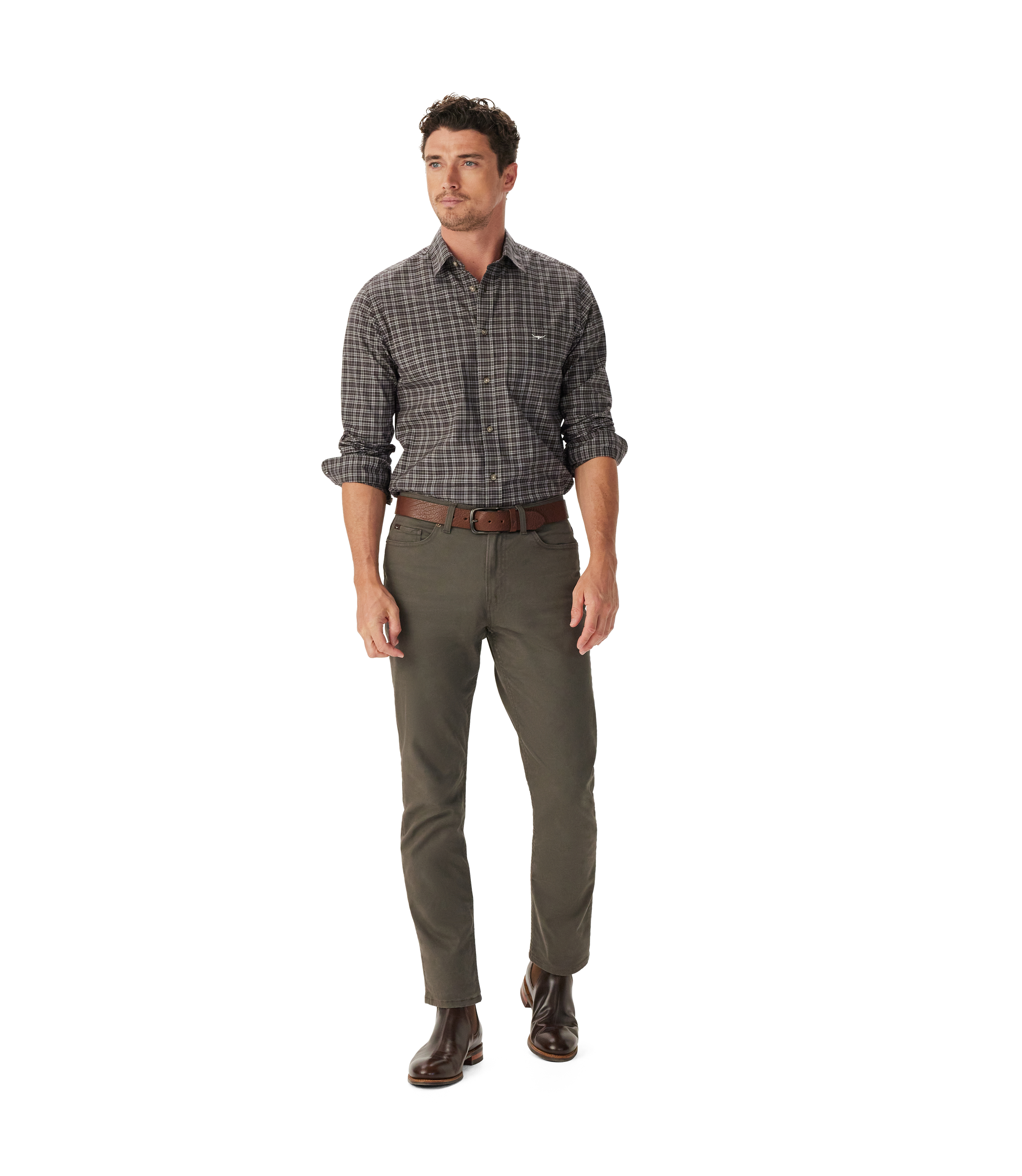 Warrah Poplin Check Shirt - Blackberry