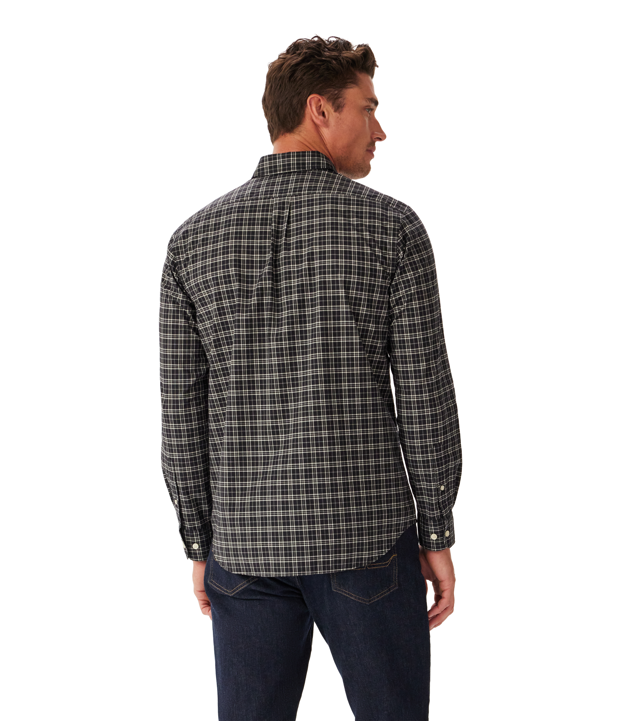 Regular Poplin Check Shirt