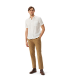 Regular Linen SS Shirt - White
