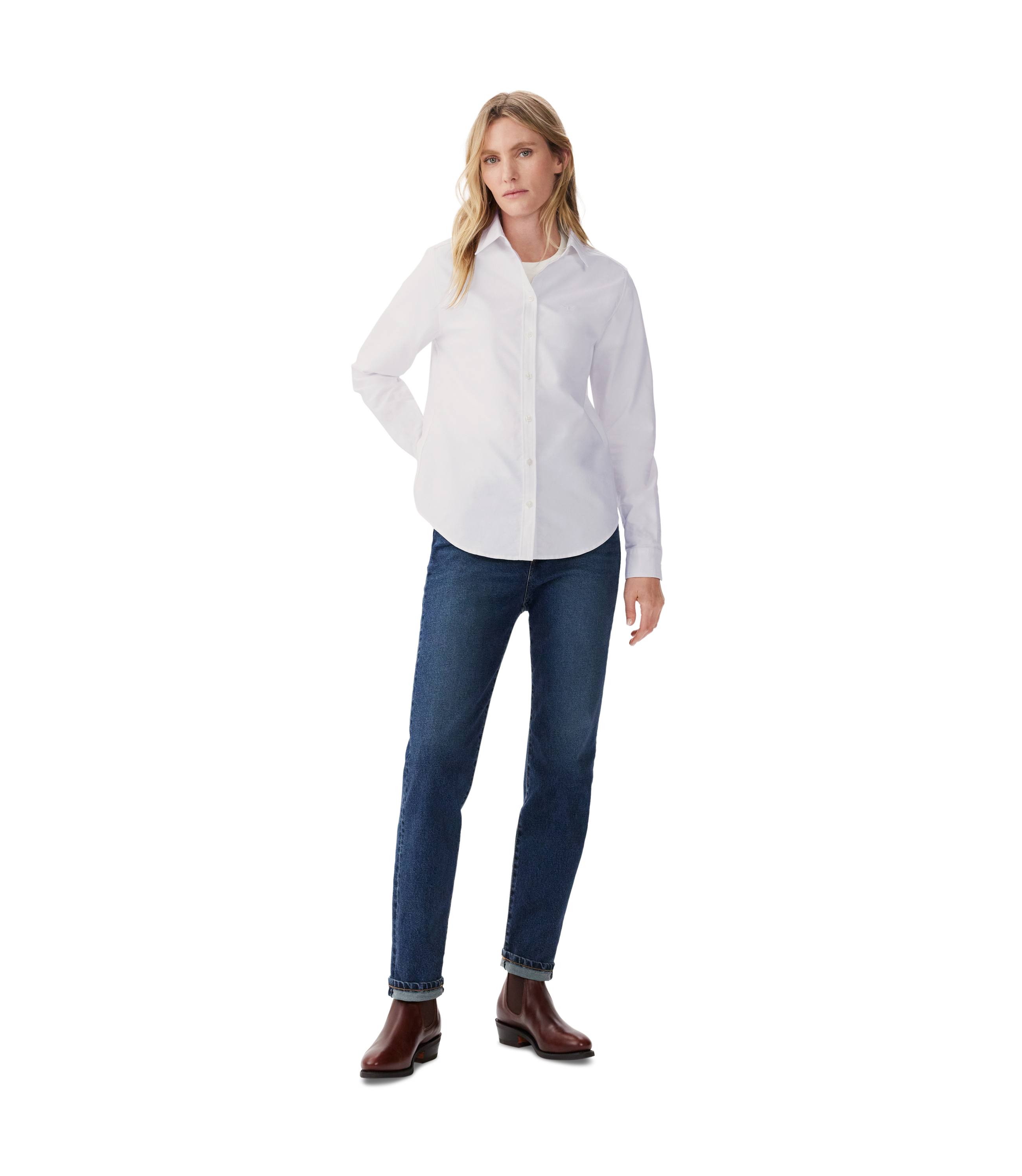 Olney Oxford Shirt - White